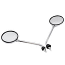 Rear View Mirror Chrome M8 left & right For Vespa LX50 LX 50 LX125 LX150 2T 4T