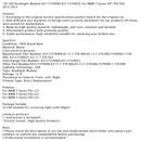 2X LED Headlight Module 63117370000]For BMW 7 Series F01 F02 F03 2013-2015