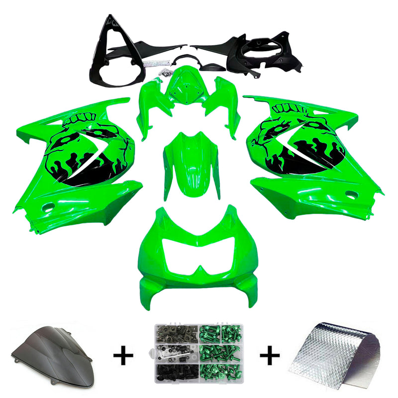 Kawasaki EX250 Ninja250R 2008-2012 Fairing Kit Bodywork Plastic ABS