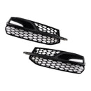 Front Lower Fog Light Cover Grille Grill Fit AUDI A3 S3 S-Line 2013-2016
