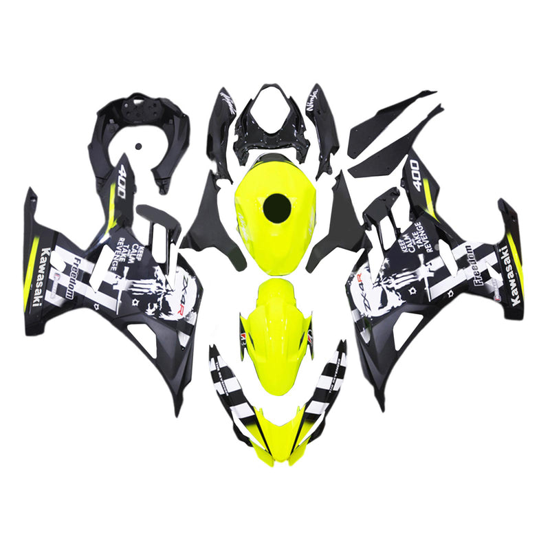 Amotopart Kawasaki EX400 Ninja400 2018-2023 Fairing Kit Bodywork Plastic ABS