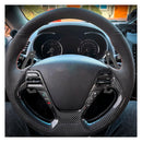 Steering Wheel Paddle Shifter Extension For Kia Forte Cadenza Aluminium Black