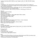 2 Barrel Carburetor 8943377840 For Isuzu Trupper Caribe 2.3L 1988-1994 4ZD1