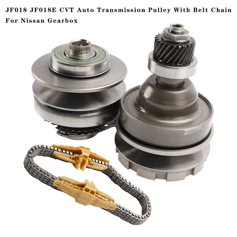 JF018 JF018E CVT Auto Transmission Pulley With Belt Chain For Nissan Gearbox
