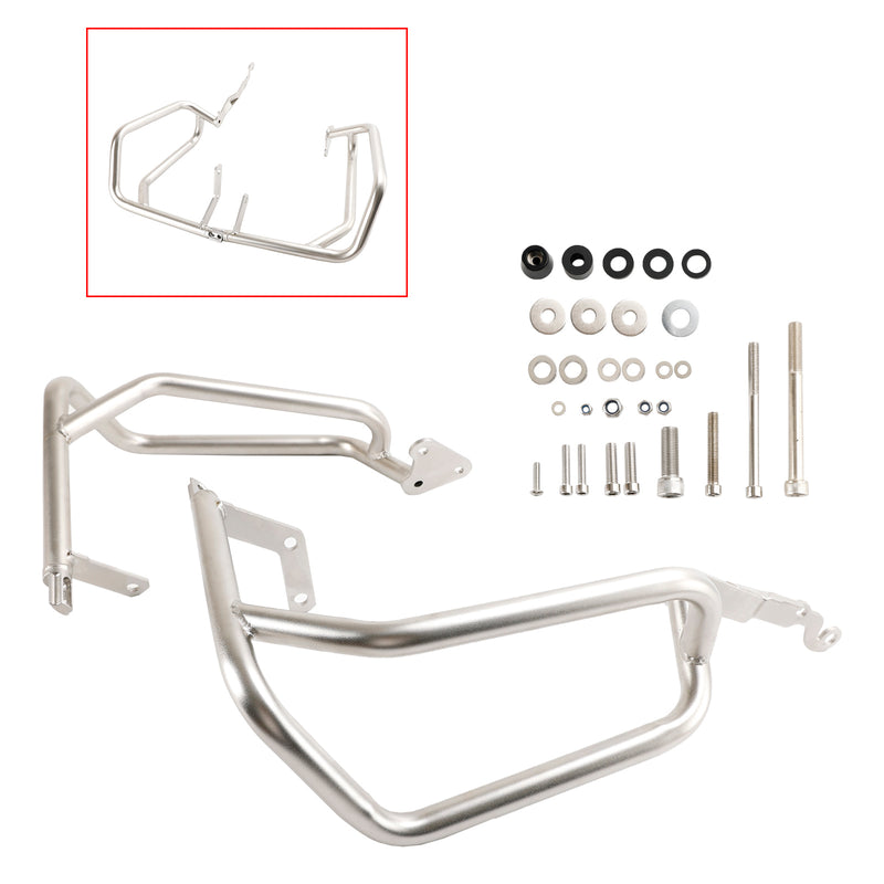 Lower Engine Guard Frame Crash Bar Steel Fit Silver For Honda Nt1100 Nt 1100 22