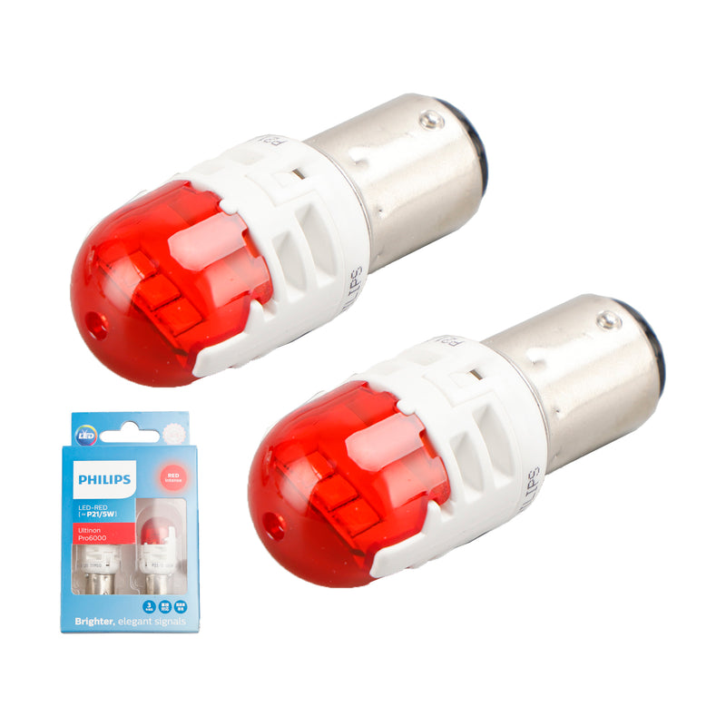 For Philips 11499RU60X2 Ultinon Pro6000 LED-RED P21/5W intense Red 75/15lm
