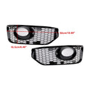 Fog Lamp Light Cover Insert Grille Fit VW T5 T5.1 2010-2015 S-line Gloss Black