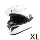 DOT Motorcycle Helmet Adult Street Full Face White