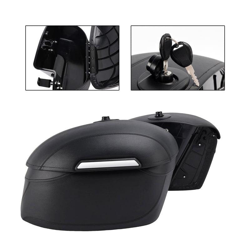 Side Saddle Bag Mounting Bracket Black Fit For Sportster 883 1200 X48 04-25