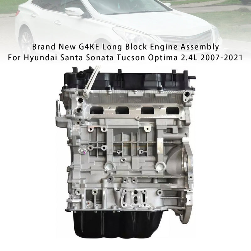 G4KE Long Block Engine Assembly For Hyundai Santa Sonata Tucson 2.4L 2007-2021