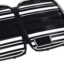 2020-2025 Fit BMW 4 Series G22 G23 G82 W/ ACC M4-Style Front Bumper Grille Grill
