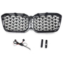 Diamond Front Bumper Kidney Grille Fit BMW X3 G01 X4 G02 2022-2025 Chorme