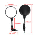 REARVIEW FOLDING MIRROR SET 10MM FOR HUSQVARNA 701 SUPERMOTO ENDURO 2016-2025