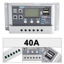 10A-60A PWM Solar Controller Display Current Solar Street Light Control 0V Start