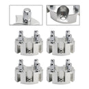 Yamaha Club Car Ezgo 2" Wheel Spacers Kit Cable Golf Carts Lug Nuts Silver