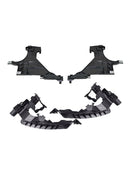 4PCS Front Headlight Mount Support Plate Bracket For Audi A4 S4 2013 2014-2016
