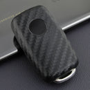 Leather Silicone Car Key Case Cover With Buckle For Volkswagen Golf MK6
