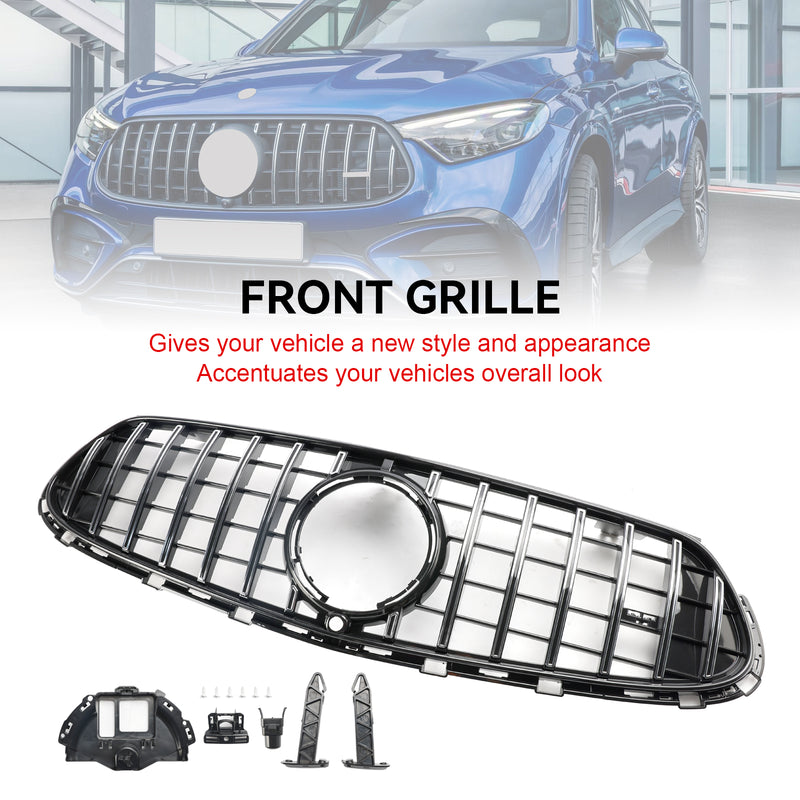 Front Bumper Upper Grill Grille Fit Mercedes GLC X254 C254 with AMG-Line 2022+