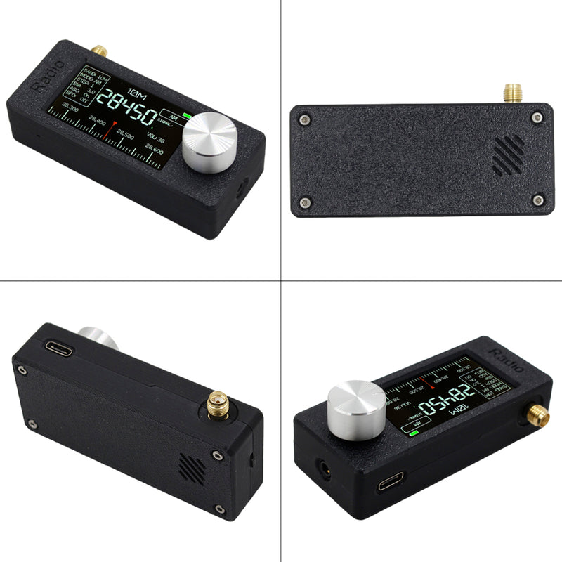 SI4732 Portable Radio 0.5-108MHz LSB USB AM FM Mini Pocket Radio with 2 Antenna