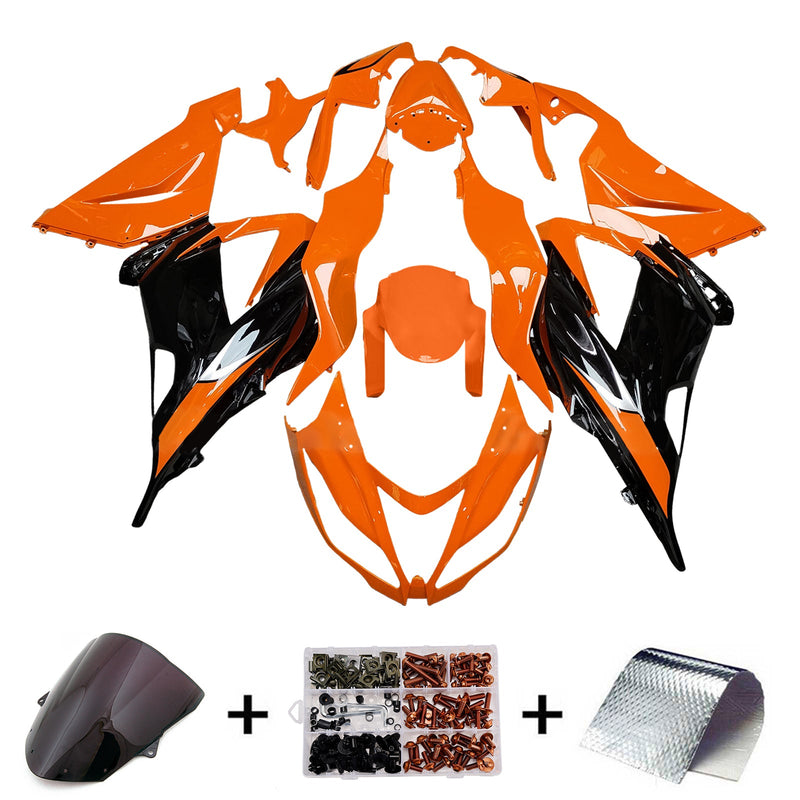 Injection Fairing Kit Bodywork Plastic ABS fit For Kawasaki ZX6R 636 2013-2018