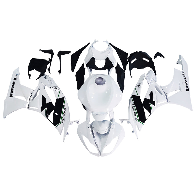 Amotopart Kawasaki ZX6R 636 2009-2012 Fairing Kit Bodywork Plastic ABS