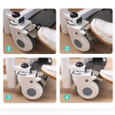 Transfer Lift Wheelchair with 180 Split Seat and Integrated Bedpan 440 lb Capacity