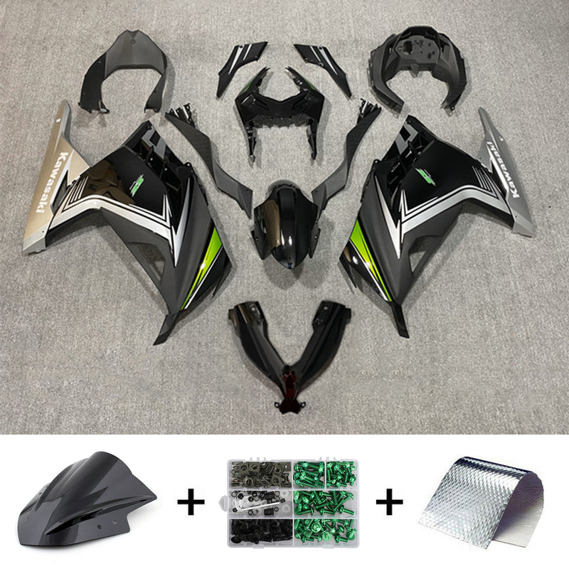 Amotopart Kawasaki EX300/Ninja300 2013-2017 Fairing Kit Bodywork Plastic ABS