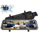 10-inch HD 1080P Rearview Mirror Streaming Media Driving Recorder Dual Lens