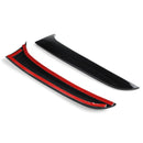 2012-2019 BMW 1 Series F20 F21 Gloss Black Pair Rear Window Side Wing Spoiler