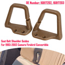 1993-2002 Camaro Firebird Convertible Tan Seat Belt Shoulder Guides