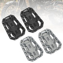 Triumph Scrambler 1200 Tiger Silver Pair Cnc Foot Peg Enlarge Footpegs Pedal