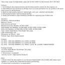 Rear Stop Lamp 3rd High Brake Lamp LED 92700-C5000 For KIA Sorento 2015-2019 BLK