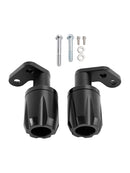 Aluminum Frame Crash Slider Protection Black For Kawasaki Zx-6R Zx 6R 2024-2025