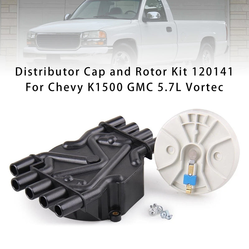 Distributor Cap and Rotor Kit 120141 For Chevy K1500 GMC 5.7L Vortec