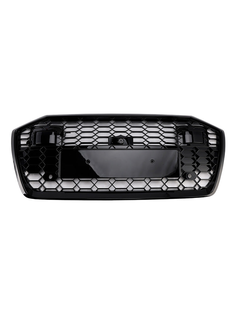 RS6 Style Honeycomb Mesh Front Grille Grill Fit Audi A6 S6 2019-2023 W/ACC