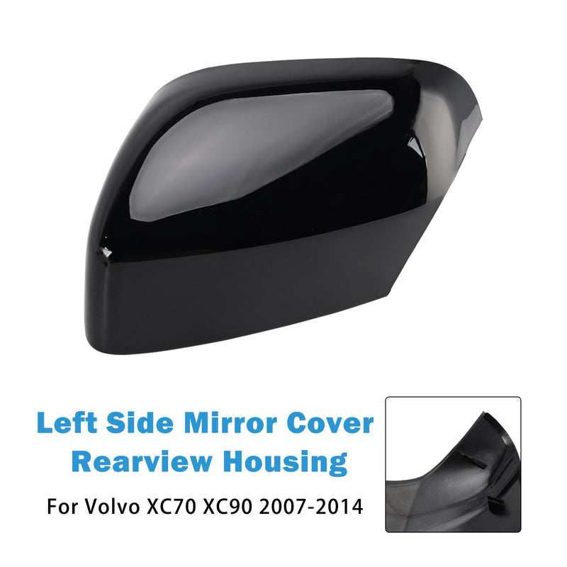 Left Side Mirror Cover Rearview Housing for Volvo XC70 XC90 2007-2014