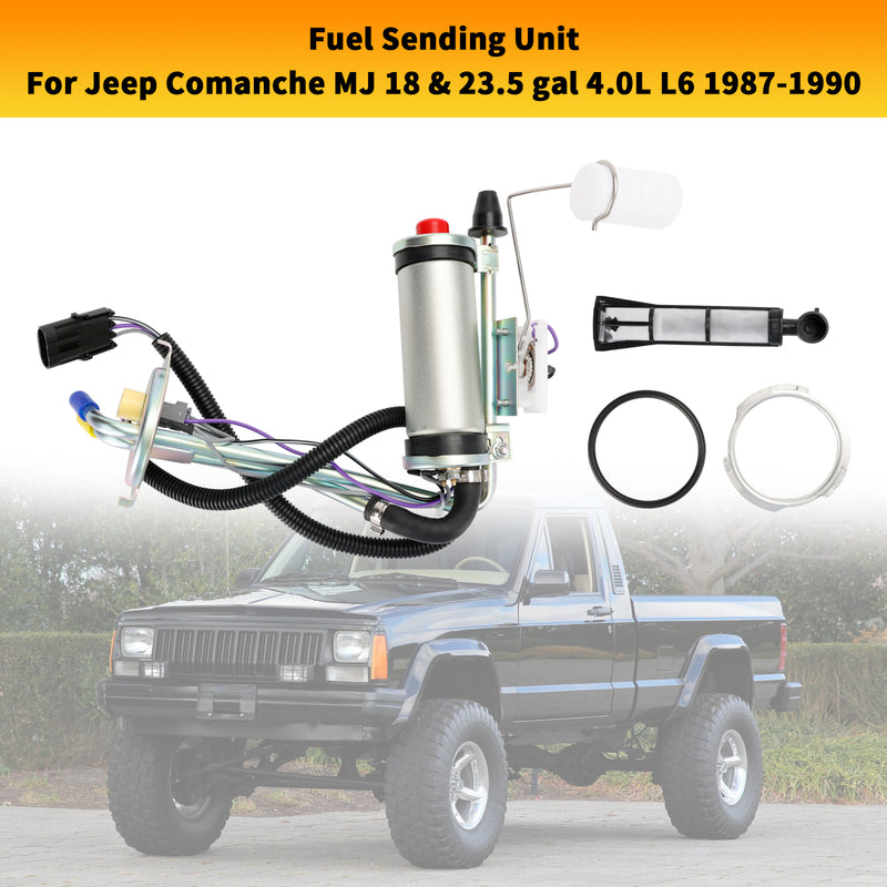 Jeep Comanche MJ 1987-1990 Gas Tank Sending Unit w/ F.I. w/ the Fuel Pump