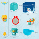 360°Adjustable Electric Duck Bathtub Sprinkler Baby Bath Toys Kids Bathroom