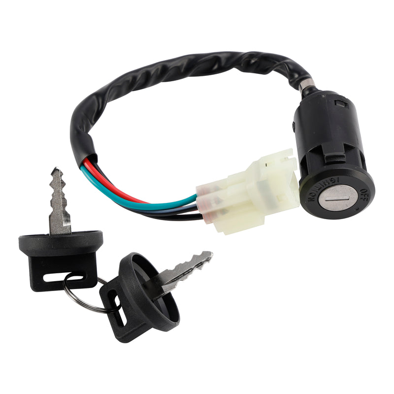 IGNITION SWITCH 2 KEYS 43D-H2510-01 FOR YAMAHA RAPTOR 90 YFM90R 2009 - 2013