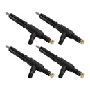 For Isuzu Engine 4HE1 4.8L 4HG1T 4.6L Truck NPR 4PCS Fuel Injector 8-97148-961-1