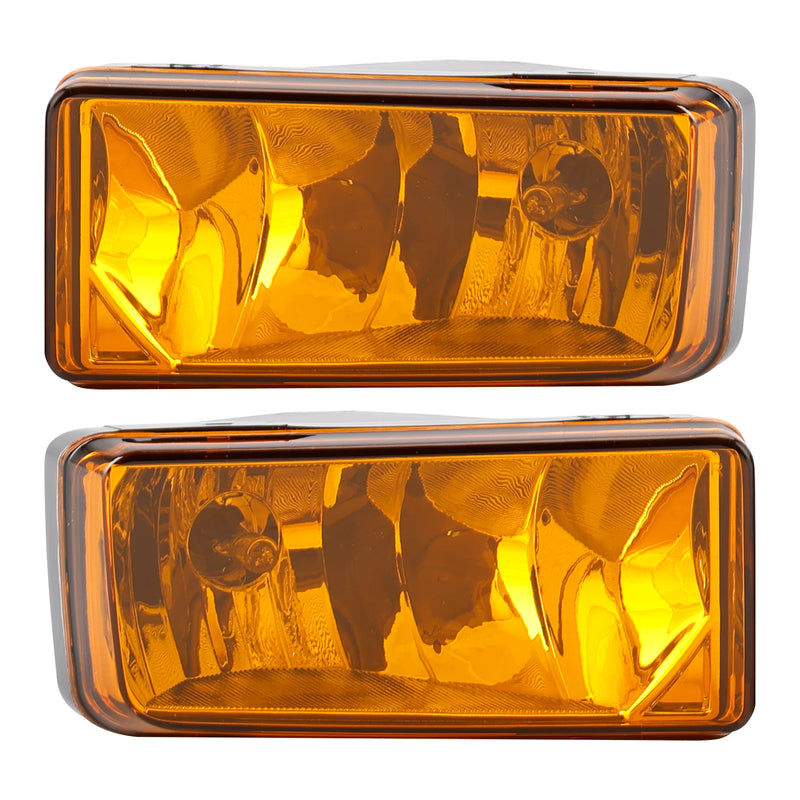 Pair  Fog Light Lamps With Bulbs For Chevy Tahoe Sierra 2007-2015  Yellow Lens