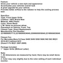 Front Grill Grille Fit Mercedes Benz S-Class W221 S550 S600 S63 S65 2010-2013