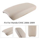 Beige Leather Armrest Centre Console Lid For Honda CIVIC 2006-2009