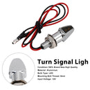 12V LED Turn Signal Indicator Light 8mm Universal Motorcycle For Yamaha