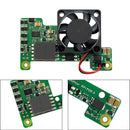 Raspberry Pi Poe Ethernet Power Supply Expansion Module Supports 3B+/4B with Fan