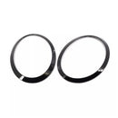 2PCS Gloss Black Headlight Bezel Trim Ring For Mini Cooper F55 F56 F57 14-21