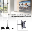 Set Of 2 Universal Surround Sound Adjustable Height Speaker Stand Bracket