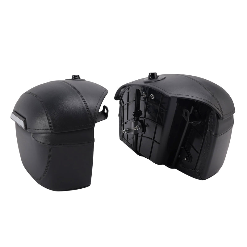 Side Saddle Bag Mounting Bracket Black Fit For Sportster 883 1200 X48 04-25