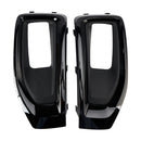 Fog Light Lamp Cover Gloss Black Trim Pair For GMC Yukon / Yukon XL 2015-2020