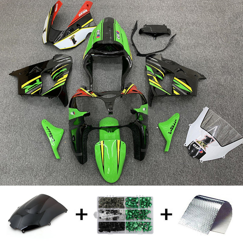 Amotopart Kawasaki ZX9R 2002-2003 Fairing Kit Bodywork Plastic ABS